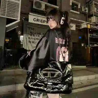 桴生 美式高街复古拼接撞色字母刺绣设计感宽松休闲潮流亚比风棒球服夹克 男女同款