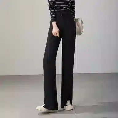 娅丽达 窄版阔腿开叉休闲裤 女款