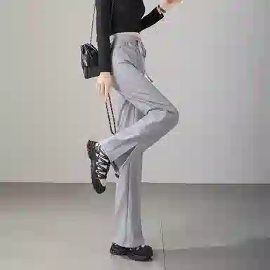 娅丽达 窄版阔腿开叉休闲裤 女款