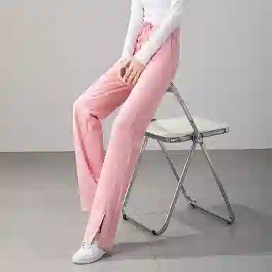 娅丽达 窄版阔腿开叉休闲裤 女款