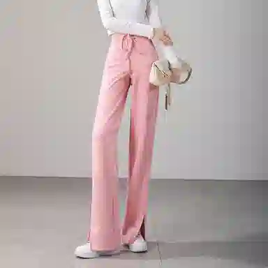 娅丽达 窄版阔腿开叉休闲裤 女款