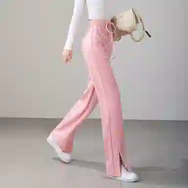 娅丽达 窄版阔腿开叉休闲裤 女款