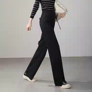 娅丽达 窄版阔腿开叉休闲裤 女款