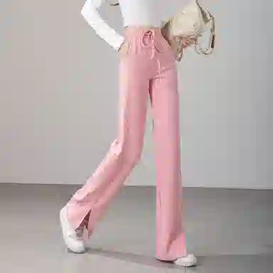 娅丽达 窄版阔腿开叉休闲裤 女款