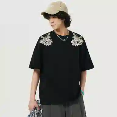 K411 Vintage Floral Logo T-Shirt