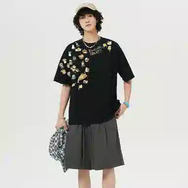 K411 Vintage Cat Logo T-Shirt