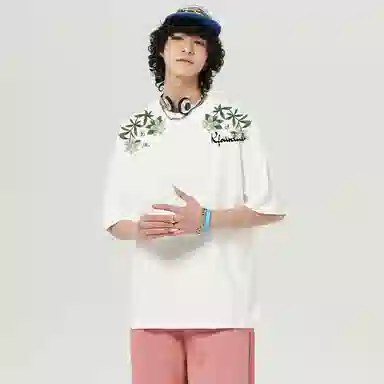 K411 Vintage Floral Logo T-Shirt