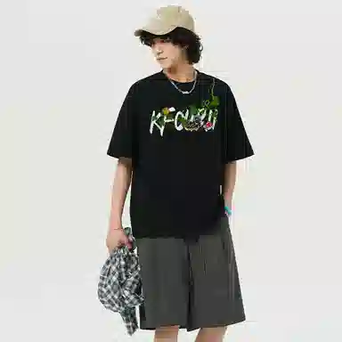 K411 Vintage Grape Badge Logo T-Shirt