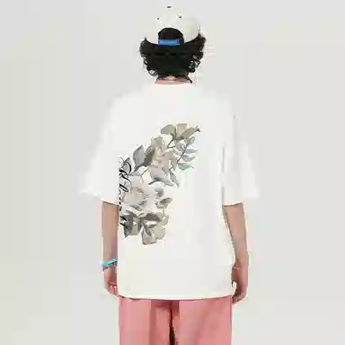 K411 Vintage Embroidered Butterfly Tee