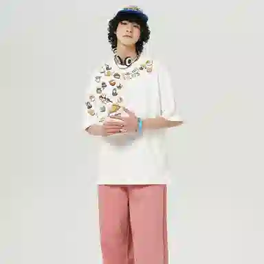 K411 Vintage Cat Logo T-Shirt