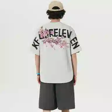 K411 Tape Sakura Logo T-Shirt