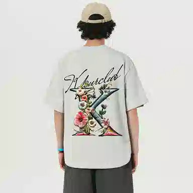 K411 Vintage Embroidered Logo T-Shirt