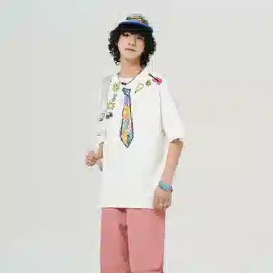 K411 Vintage Cartoon Logo T-Shirt