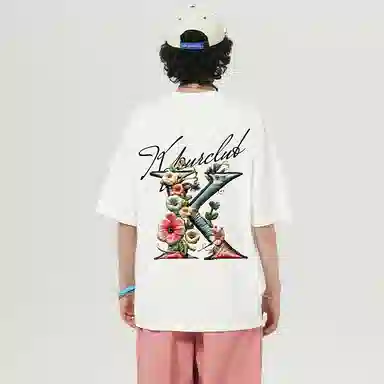 K411 Vintage Embroidered Logo T-Shirt