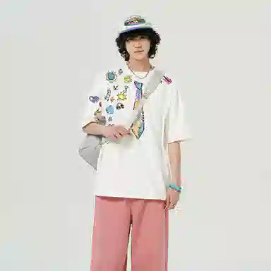 K411 Vintage Cartoon Logo T-Shirt