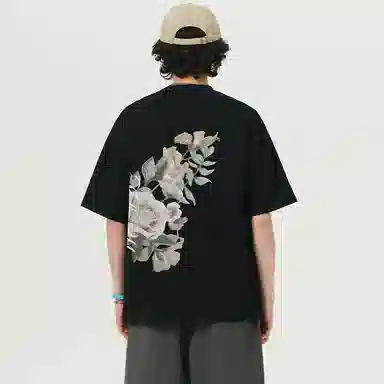 K411 Vintage Embroidered Butterfly Tee