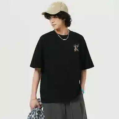 K411 Vintage Embroidered Logo T-Shirt