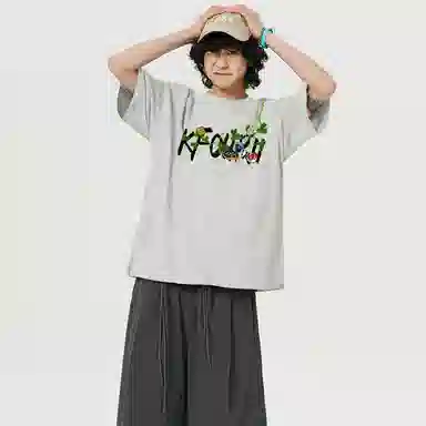 K411 Vintage Grape Badge Logo T-Shirt