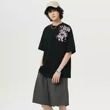 K411 Vintage Floral Logo Tee