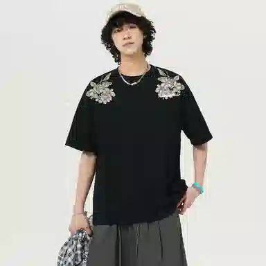 K411 Vintage Floral Logo T-Shirt