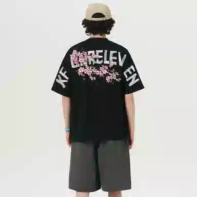 K411 Tape Sakura Logo T-Shirt