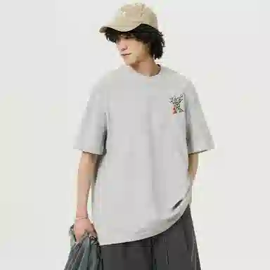 K411 Vintage Embroidered Logo T-Shirt