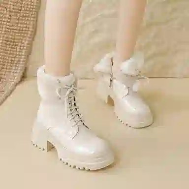 苏颜娇 牛皮 时尚潮流 通勤经典 短靴 女款