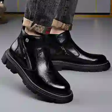 罗蒙 英伦时尚潮流 短靴 男款