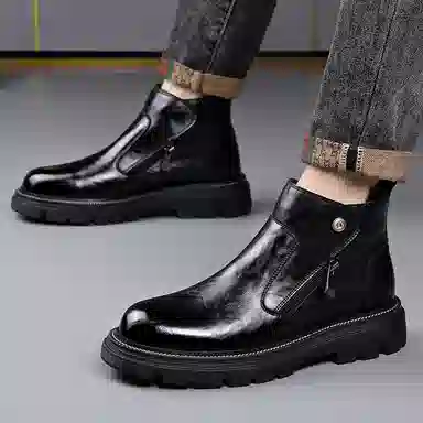 罗蒙 英伦时尚潮流 短靴 男款