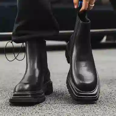 BEIDOUNIAO Chelsea Boots Black