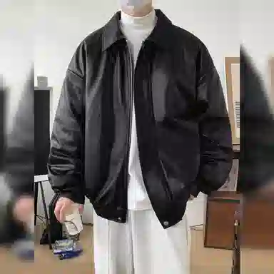 多元风格复古百搭休闲皮衣 男女同款