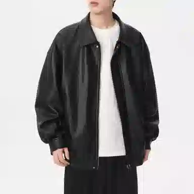 多元风格复古百搭休闲皮衣 男女同款