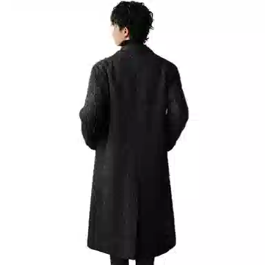 w2x Thick Warm Long Coat Men