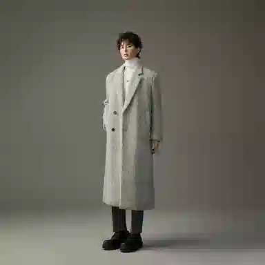 w2x Thick Warm Long Coat Men