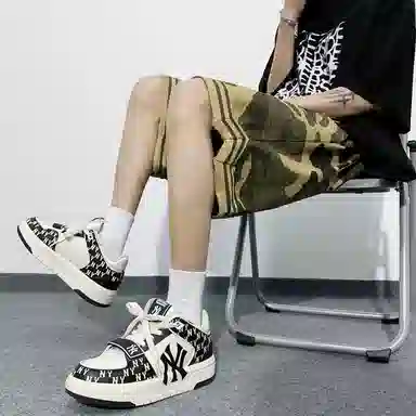 SUNSETMONENT Vintage Camo Logo Sweatpants