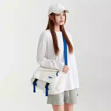 PANDABOBB Oxford Shoulder Bag Black/White