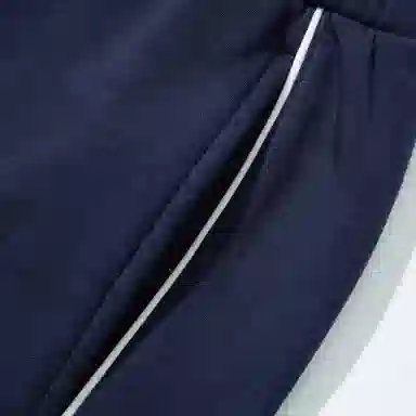 Le Coq Sportif Navy Fleece Joggers