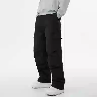 Coca-Cola Embroidered Down Pants Black