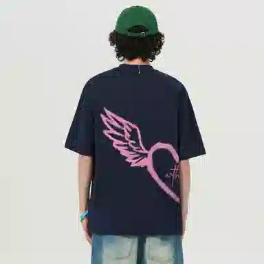 UNthemed Graffiti Heart Wings Tee