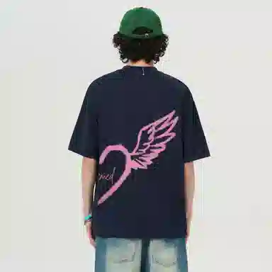 UNthemed Graffiti Heart Wings Tee
