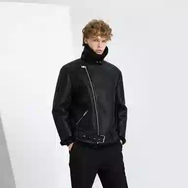 WILD LEADER Brown Black Jacket