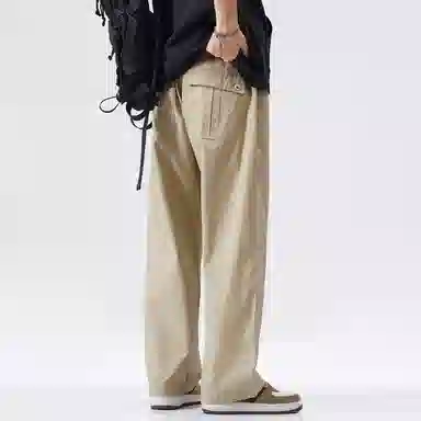 WILD LEADER Classic Straight Work Pants