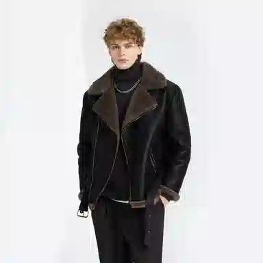 WILD LEADER Brown Black Jacket