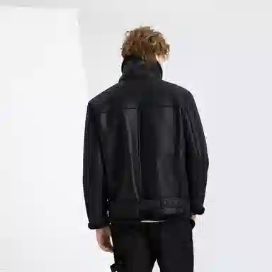 WILD LEADER Brown Black Jacket