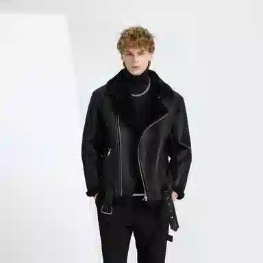 WILD LEADER Brown Black Jacket