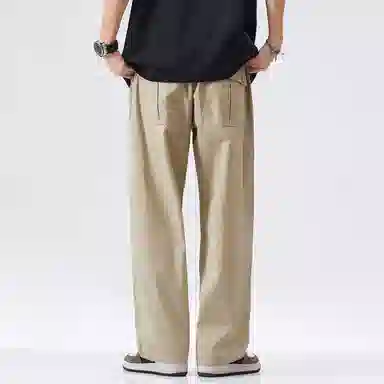 WILD LEADER Classic Straight Work Pants