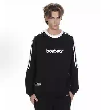 BOS BEAR Classic Striped Raglan Sweatshirt