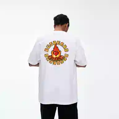 BOS BEAR Pixel Flame T-Shirt