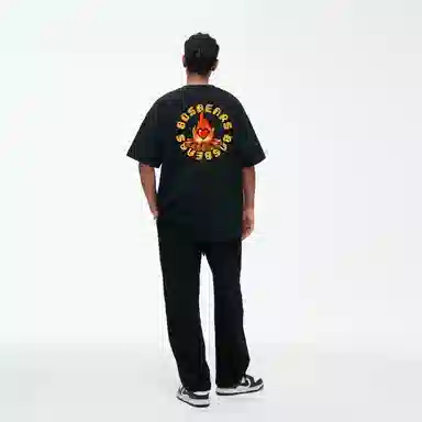 BOS BEAR Pixel Flame T-Shirt