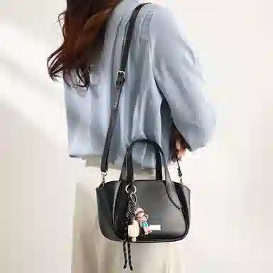 恒源祥 时尚百搭高级感复古通勤简约 超纤合成革 手提包 女款 多色